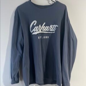 Carhartt Navy Long Sleeve Shirt